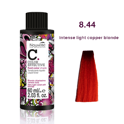 Nouvelle Liquid Gloss Toner 8.44 Intense Light Copper Blonde 60Ml
