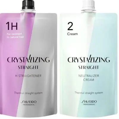 Shiseido Crystallizing Straight H1 400g + Neutralizer Cream 400g Set