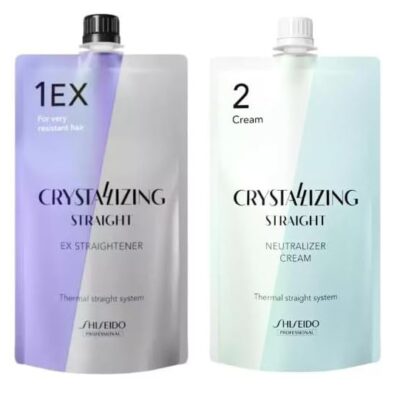 Shiseido Crystallizing Straight EX1 400g + Neutralizer Cream 400g Set