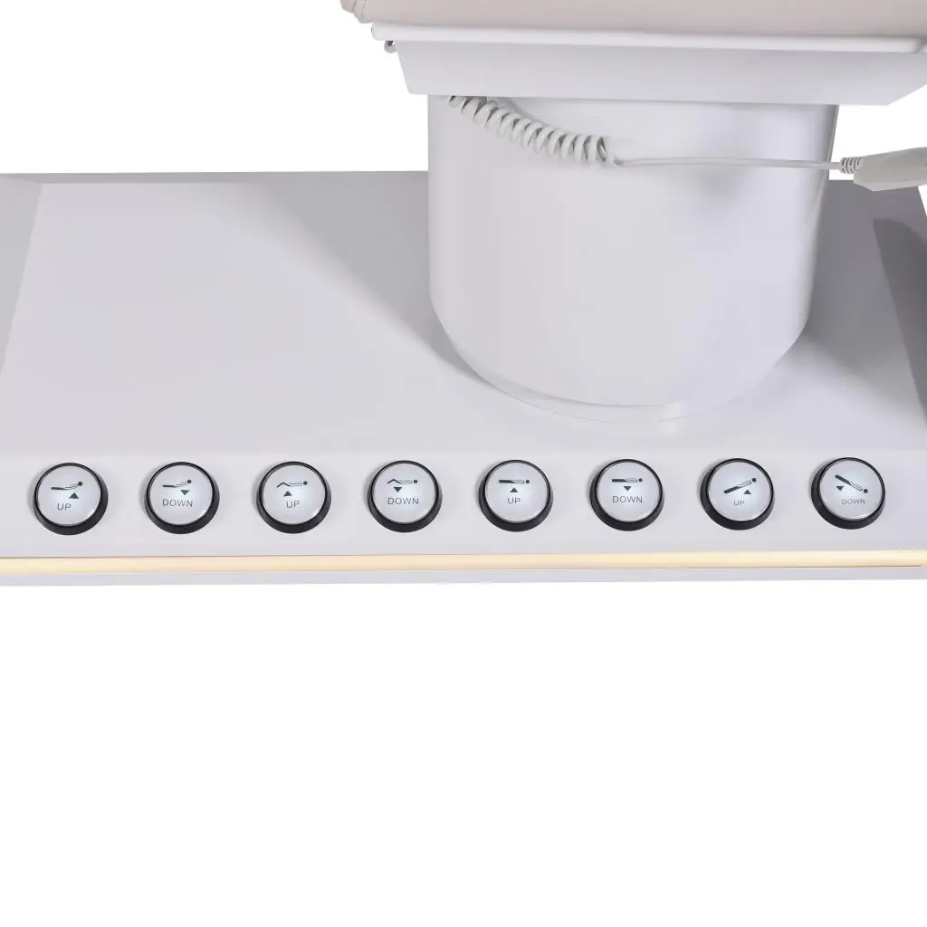 Aphrodite Electric Treatment Beauty Bed 4 Motors White & Warm Stone - Image 8