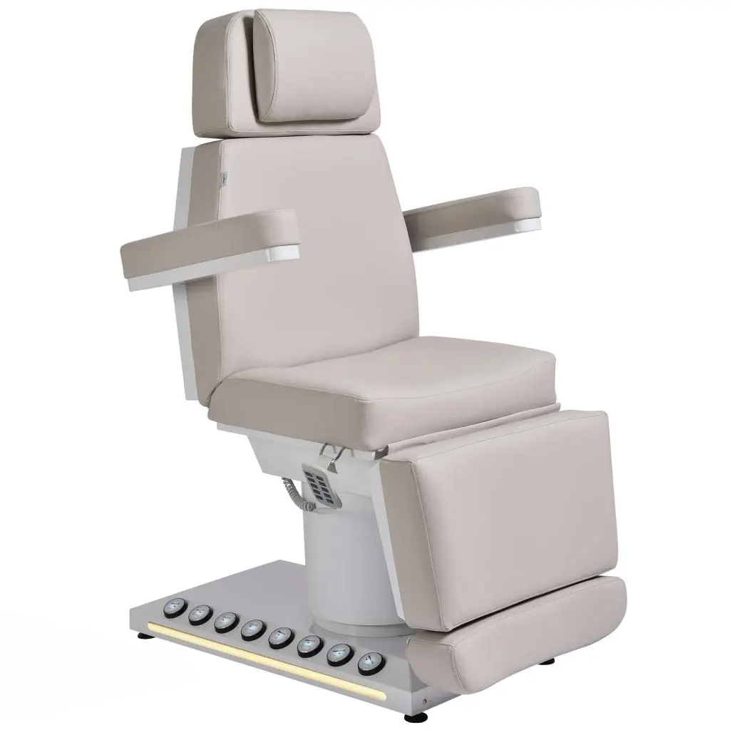 Aphrodite Electric Treatment Beauty Bed 4 Motors White & Warm Stone - Image 10
