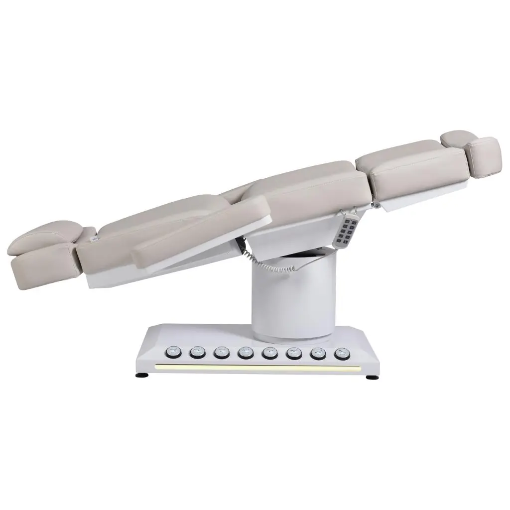 Aphrodite Electric Treatment Beauty Bed 4 Motors White & Warm Stone - Image 2