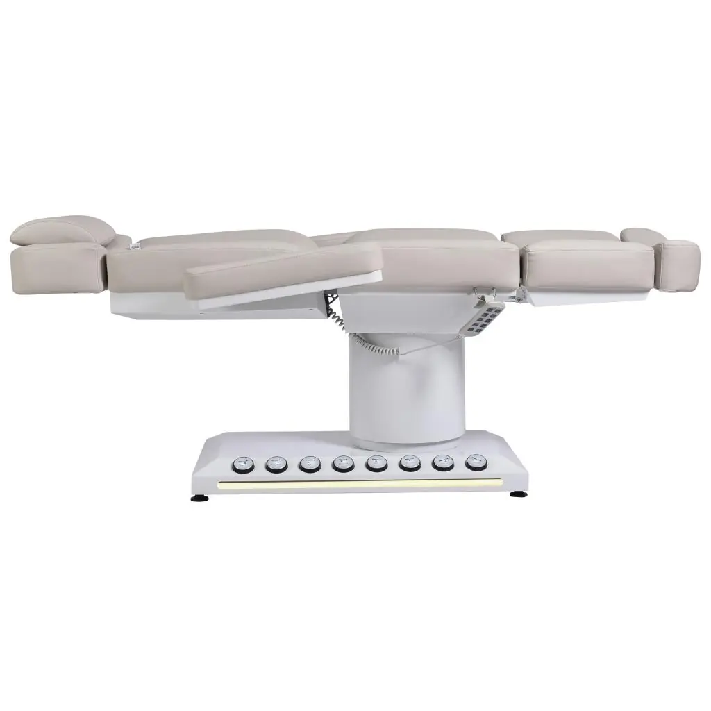 Aphrodite Electric Treatment Beauty Bed 4 Motors White & Warm Stone - Image 3