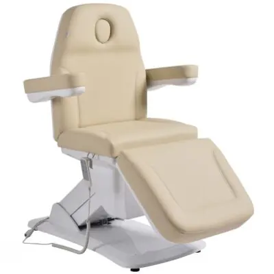 Athena Electric Beauty bed 3 Motors Almond Beige