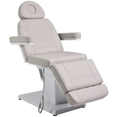Selene Electric Treatment bed 3 Motors White & Warm Stone