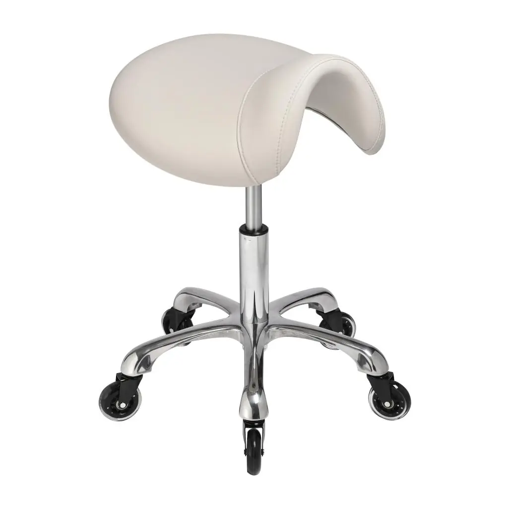 Thalia Saddle Medical Stool Warm Stone - Image 3