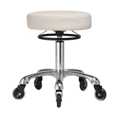 Zelus Round Medical Stool Warm Stone