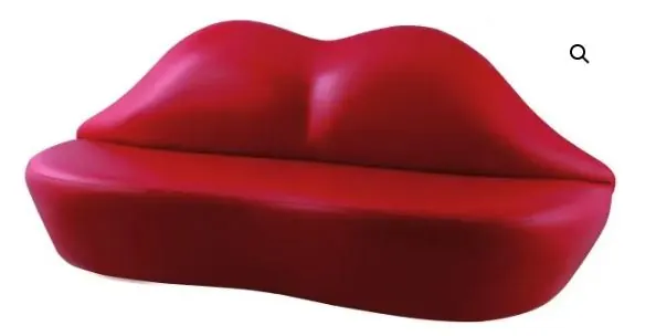 Liz Waiting Lounge White Red